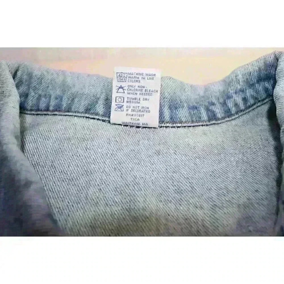 Gold Wing Road Rider Vintage Denim Graphic Biker Oversized Y2K Jacket Men's XXXL - Picture 12 of 16